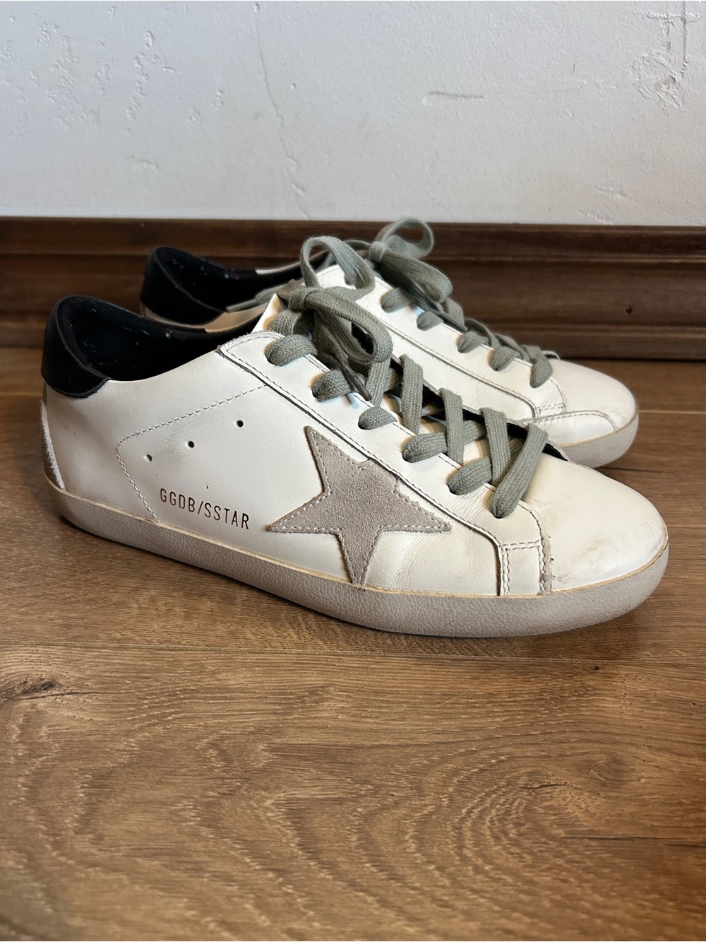 Golden Goose Super-Star White Leather Sneakers